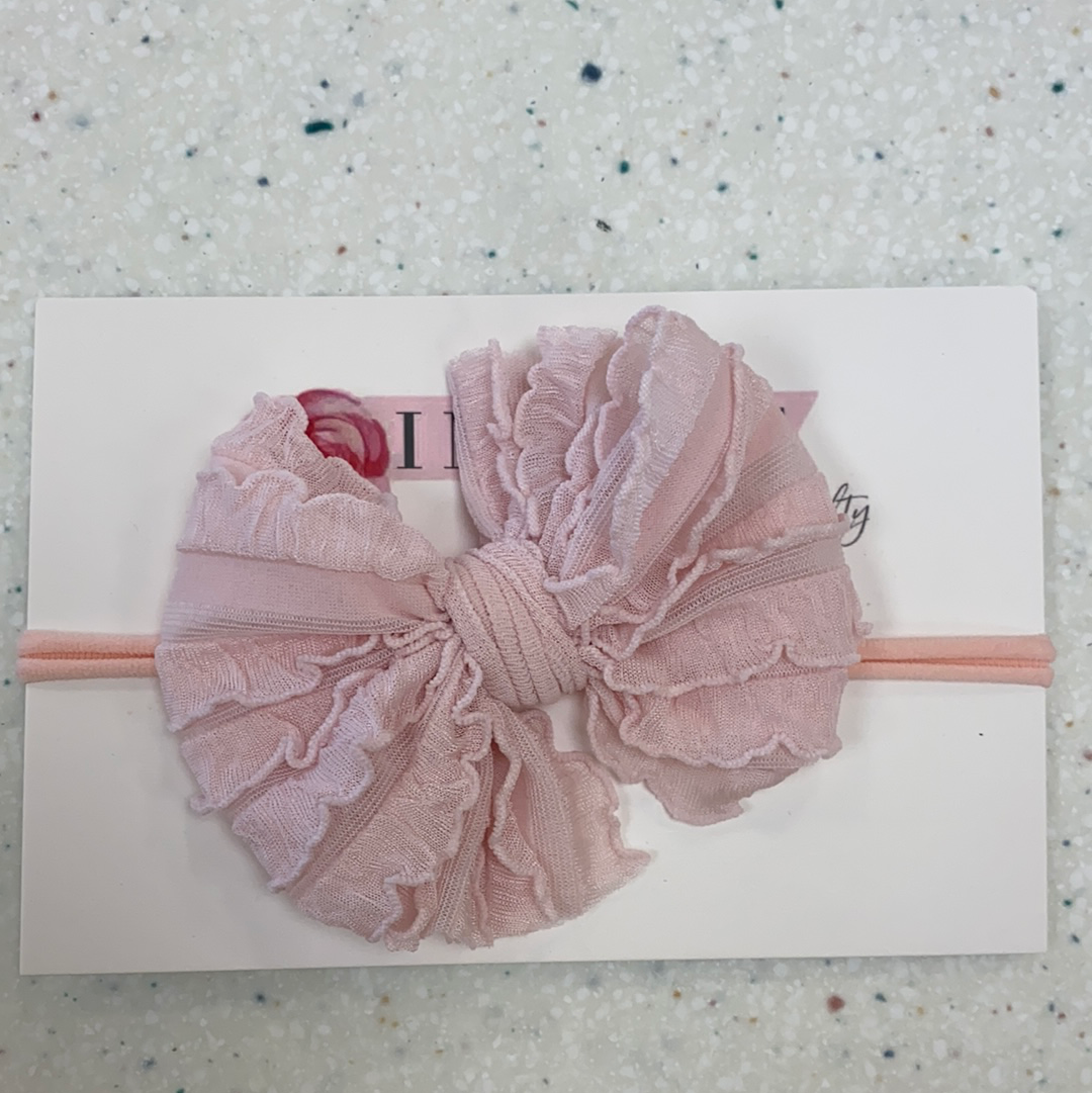 Ballet Pink Mini Headband  - Doodlebug's Children's Boutique