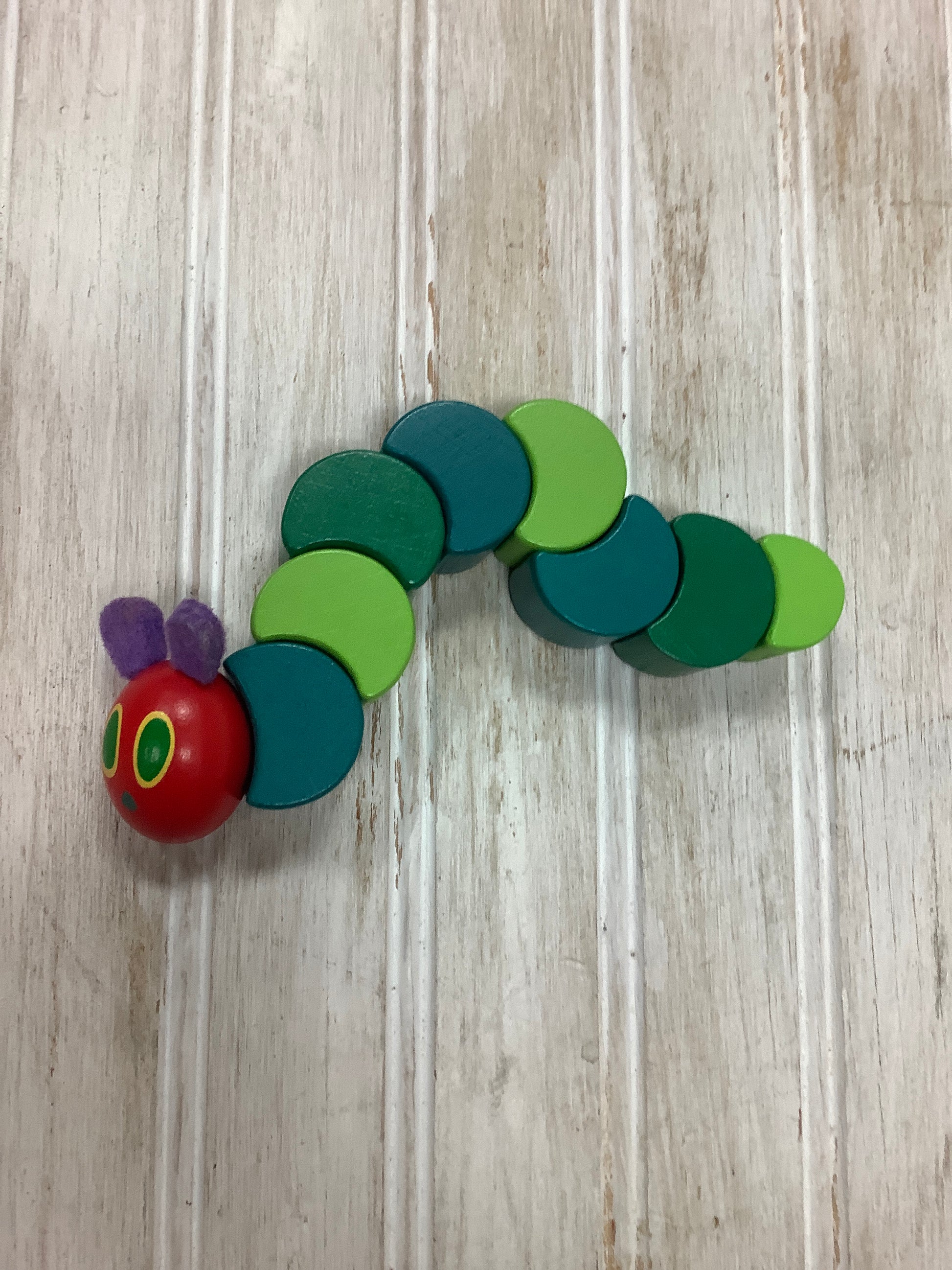 The Very Hungry Caterpillar Wood Toy  - Doodlebug's Children's Boutique