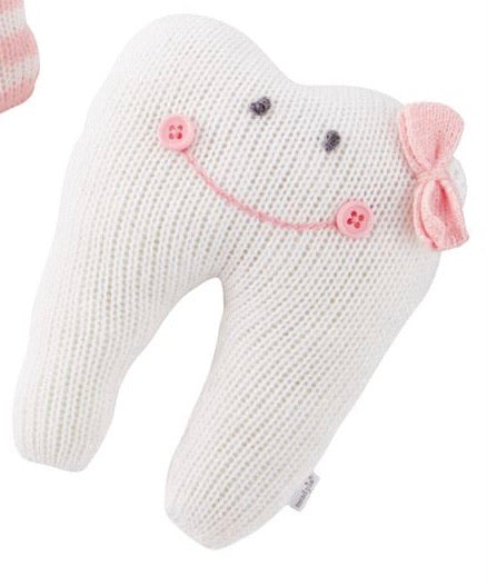 Ivory and Pink Tooth Fairy Pillow  - Doodlebug's Children's Boutique