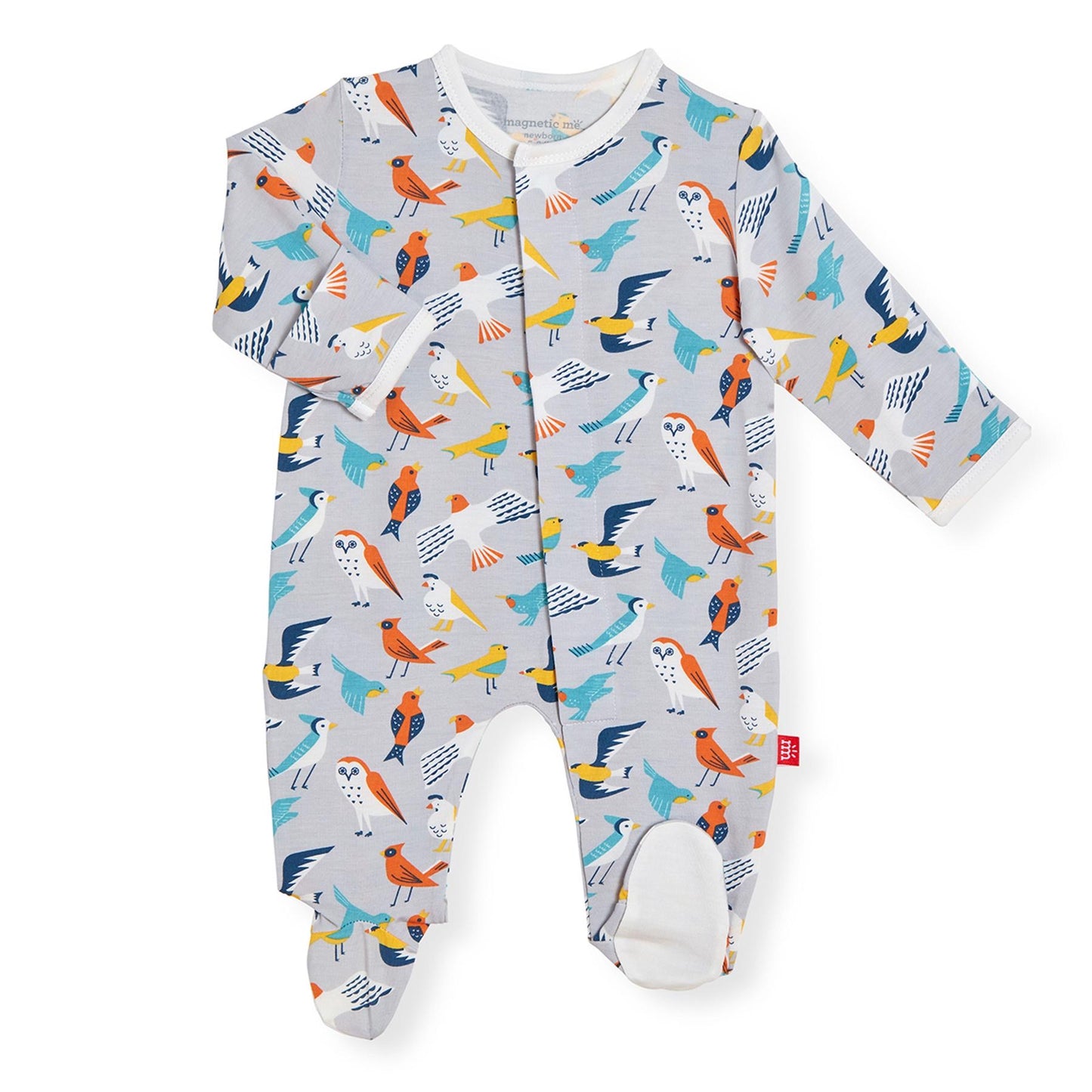 Early Bird Magnetic Modal Footie  - Doodlebug's Children's Boutique