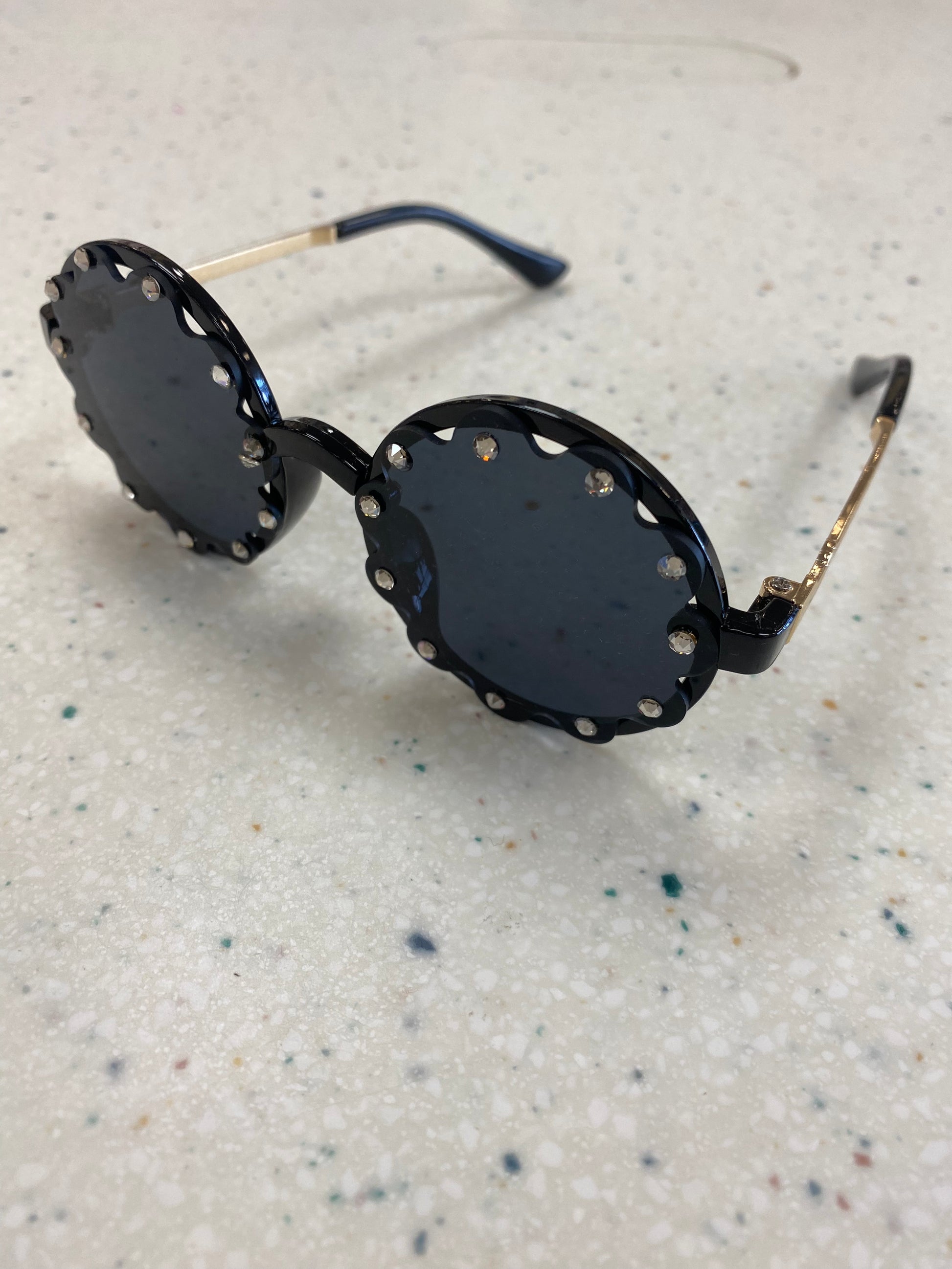 Round Flower Sunglasses  - Doodlebug's Children's Boutique