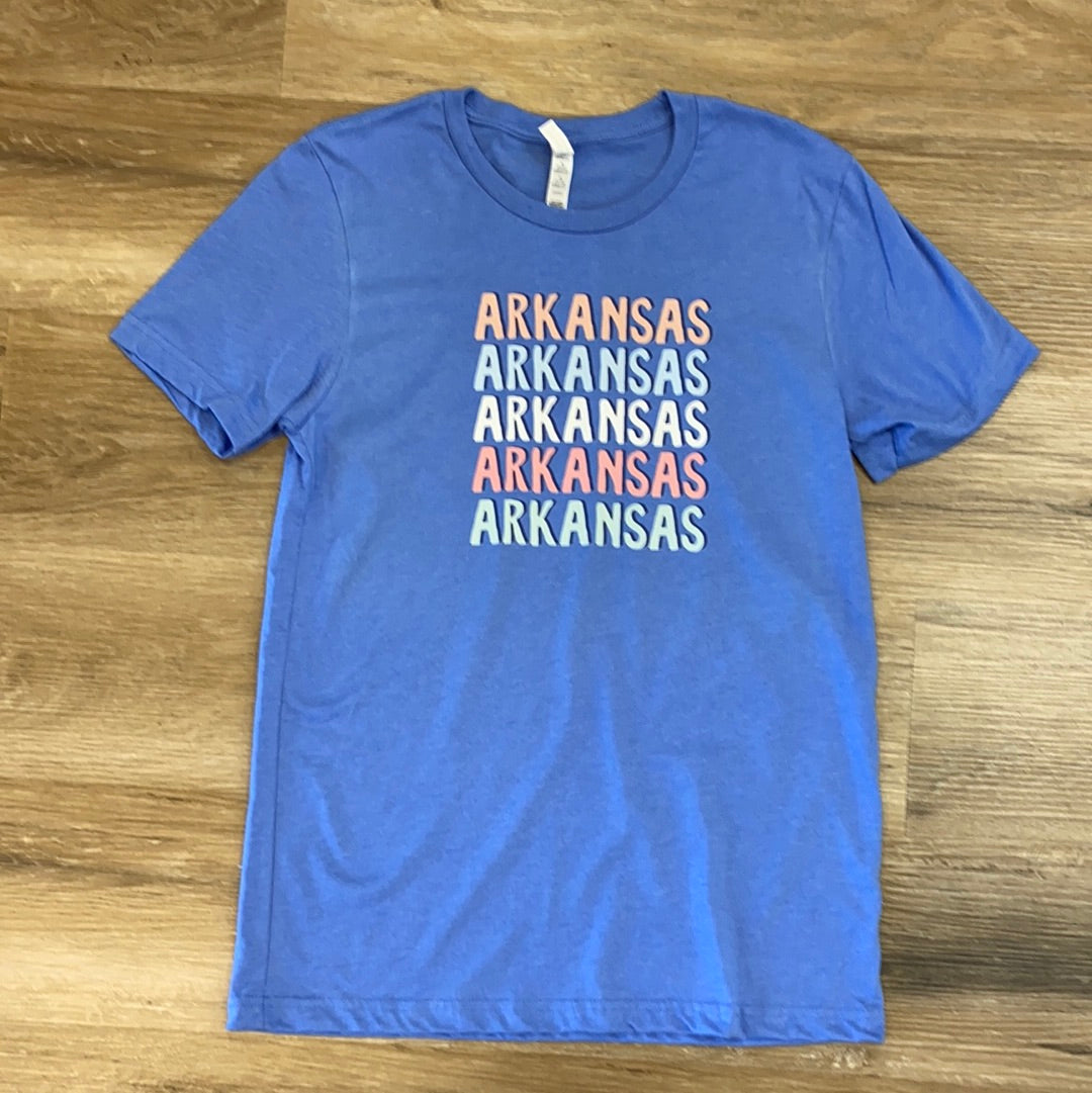 Arkansas Repeat Adult Shirt  - Doodlebug's Children's Boutique