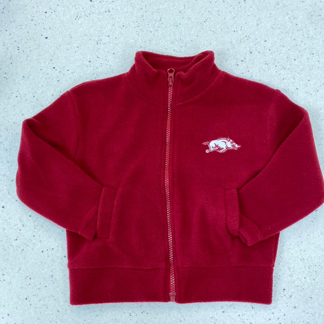 Razorback Fleece Jacket  - Doodlebug's Children's Boutique