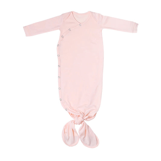 Blush Knotted Gown  - Doodlebug's Children's Boutique