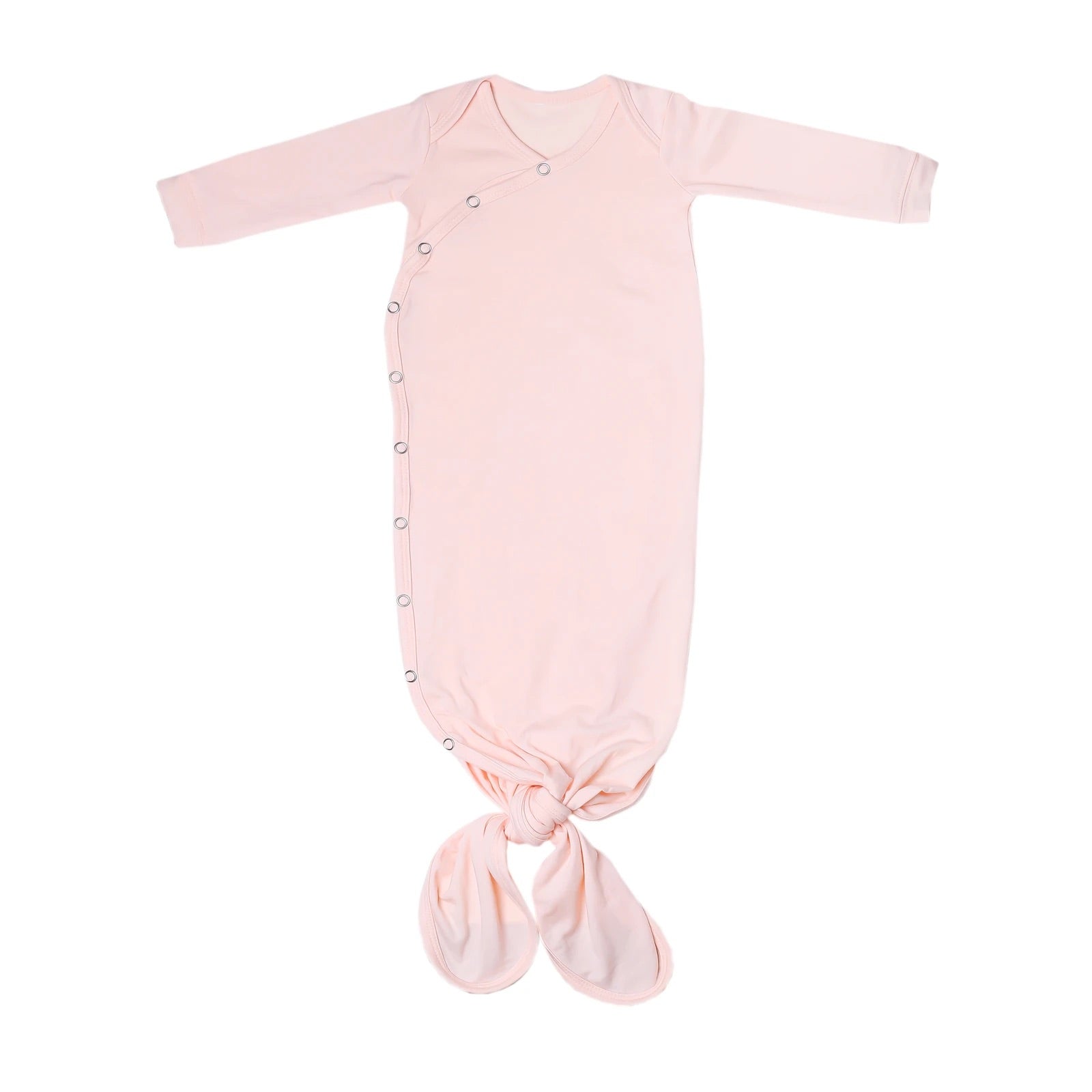 Blush Knotted Gown  - Doodlebug's Children's Boutique