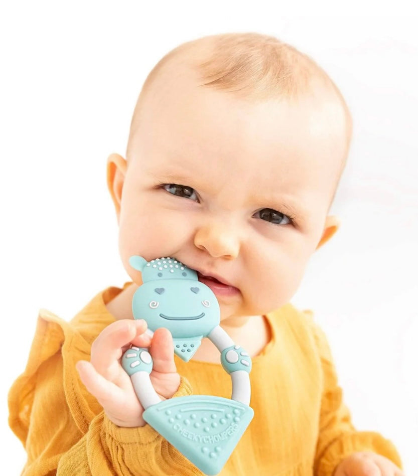 Chewy The Hippo Teething Toy  - Doodlebug's Children's Boutique