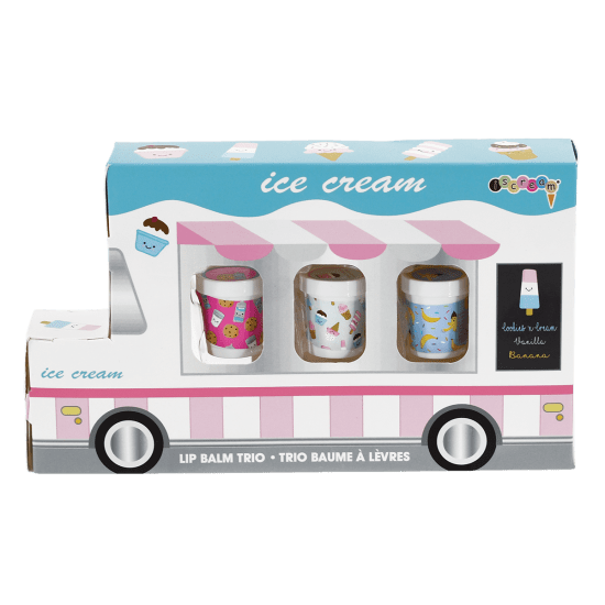 Ice Cream Truck Lip Balm Trio  - Doodlebug's Children's Boutique