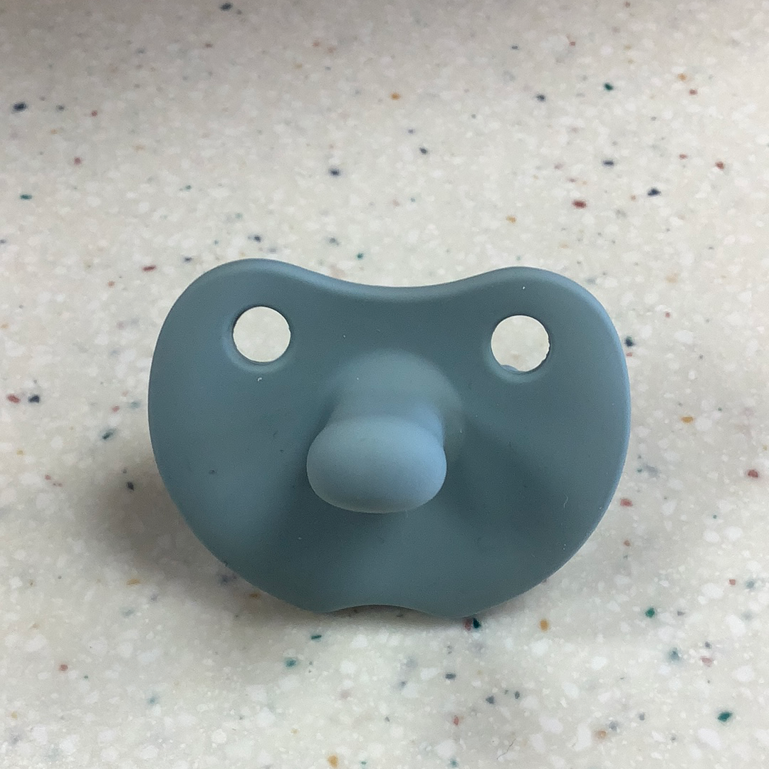 Flat Sili Soother in Seafoam  - Doodlebug's Children's Boutique