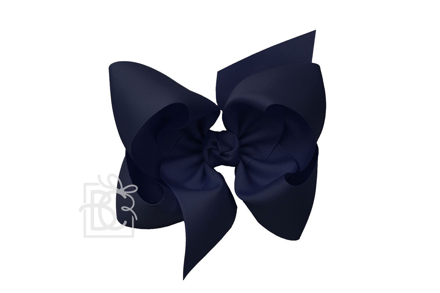 Texas Sized Bow in Dark Navy  - Doodlebug's Children's Boutique