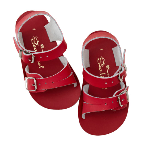 Sea Wee in Red 0 - Doodlebug's Children's Boutique