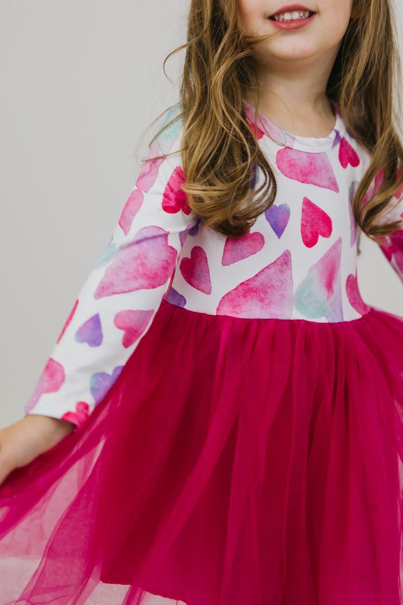 Light Hearted Tutu Dress  - Doodlebug's Children's Boutique