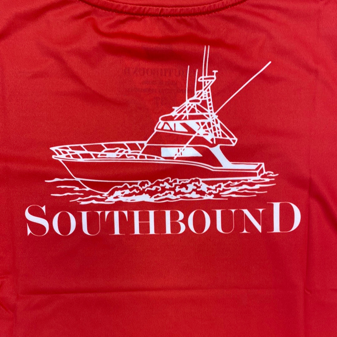 Fishing Boat Performance Tee  - Doodlebug's Children's Boutique