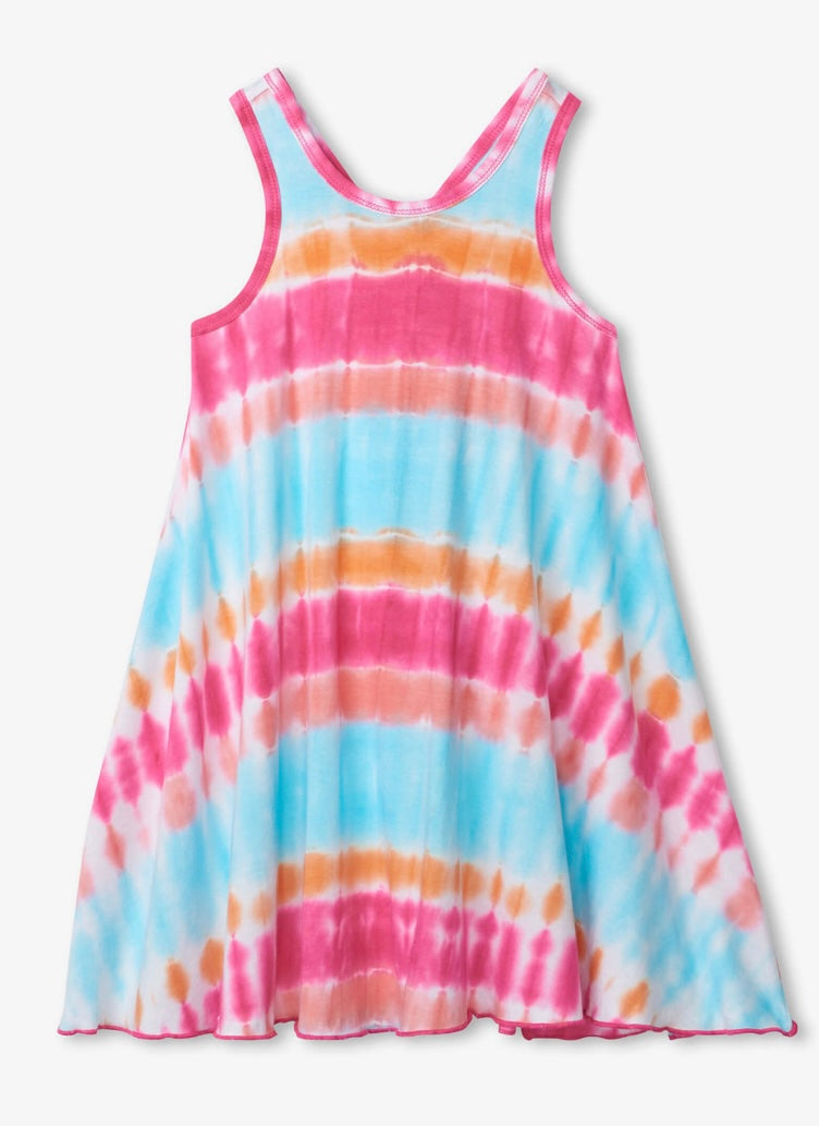 Summer Tie Dye Trapeze Dress  - Doodlebug's Children's Boutique
