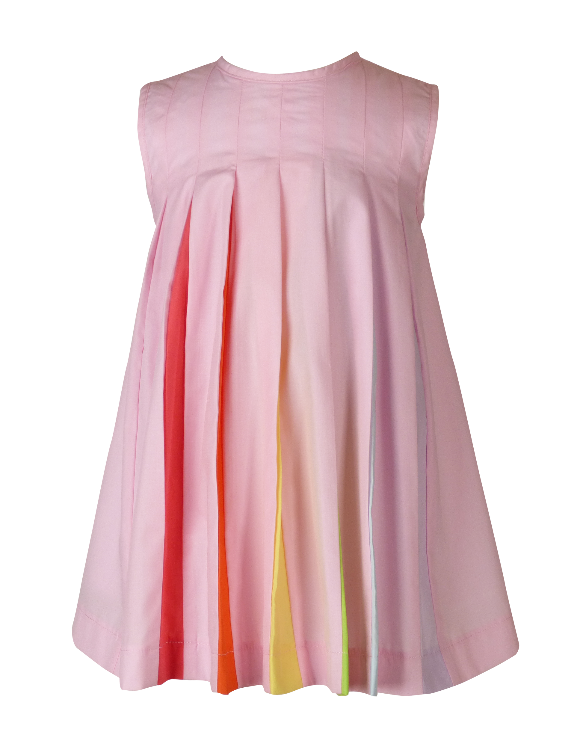 Rainbow Dress in Pink  - Doodlebug's Children's Boutique