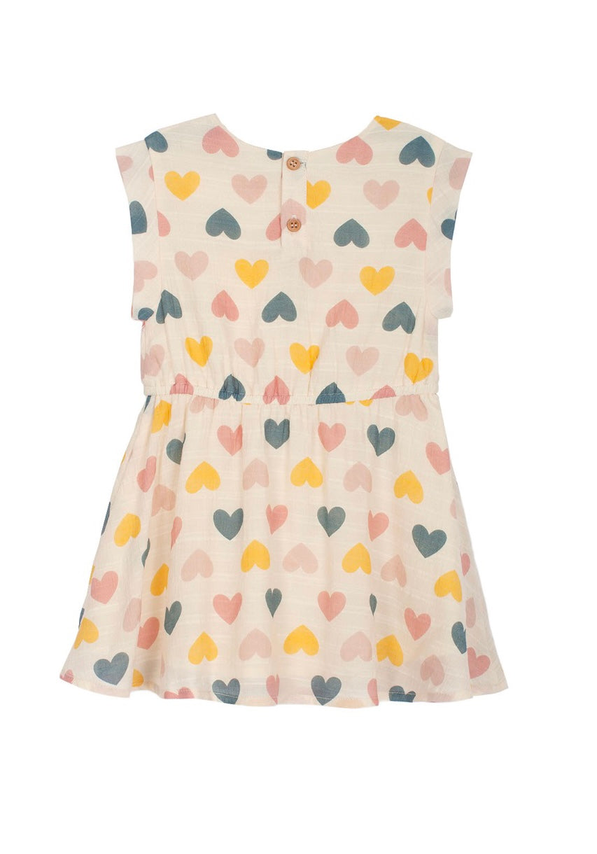 Open Hearts Dress  - Doodlebug's Children's Boutique