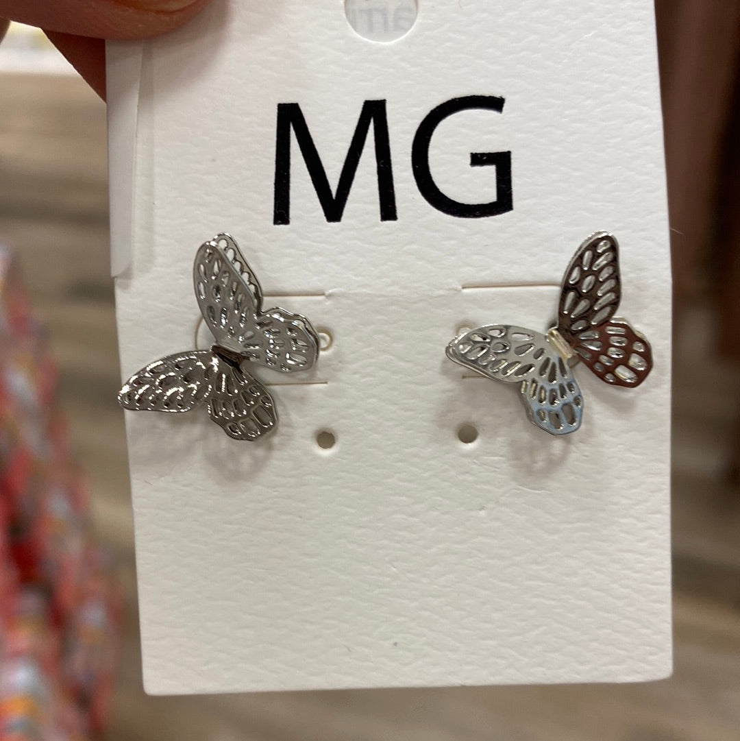 Albany Earrings in Silver  - Doodlebug's Children's Boutique