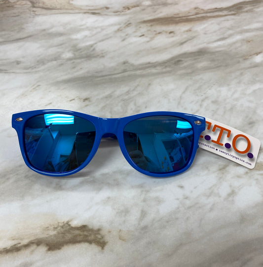 Blue Kit Polarized Sunglasses Blue - Doodlebug's Children's Boutique