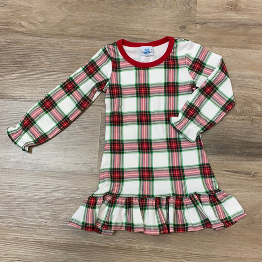 Christmas Plaid Night Gown  - Doodlebug's Children's Boutique