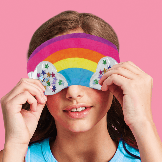 Rainbow Eye Mask  - Doodlebug's Children's Boutique