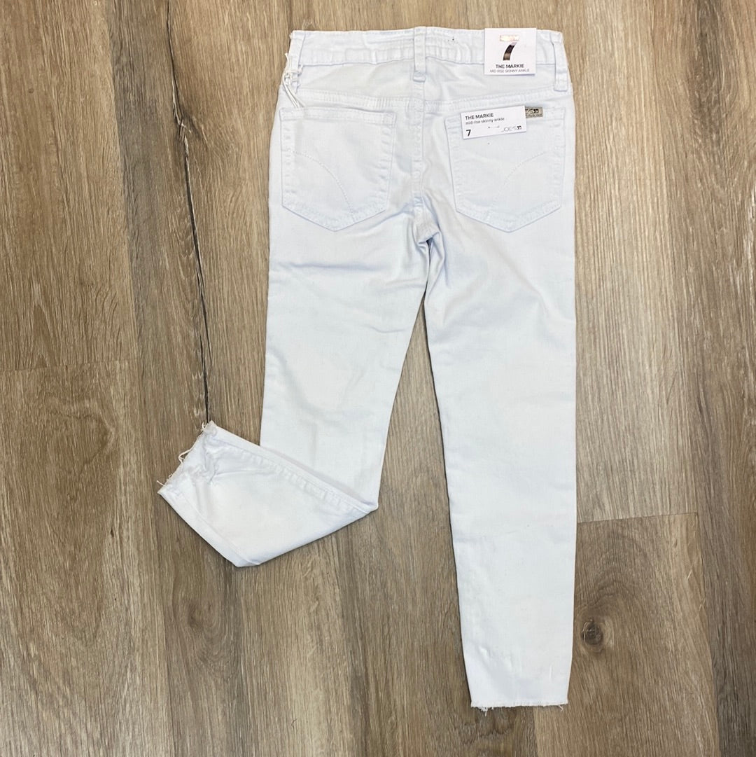 The Markie Jean in Bright White  - Doodlebug's Children's Boutique