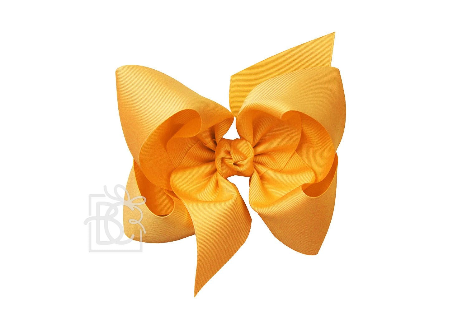 Texas Sized Bow in Yellow Gold  - Doodlebug's Children's Boutique