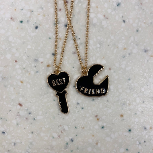 Sweetie BFF Necklaces in Black  - Doodlebug's Children's Boutique