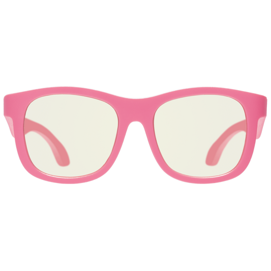Navigator Blue Light Blocking Glasses in Thinking Pink  - Doodlebug's Children's Boutique