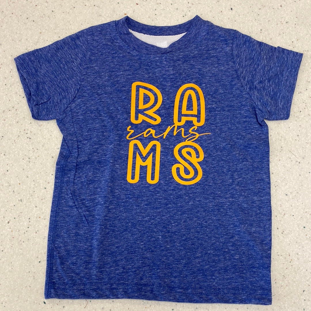 Spaced Out Rams Tee  - Doodlebug's Children's Boutique