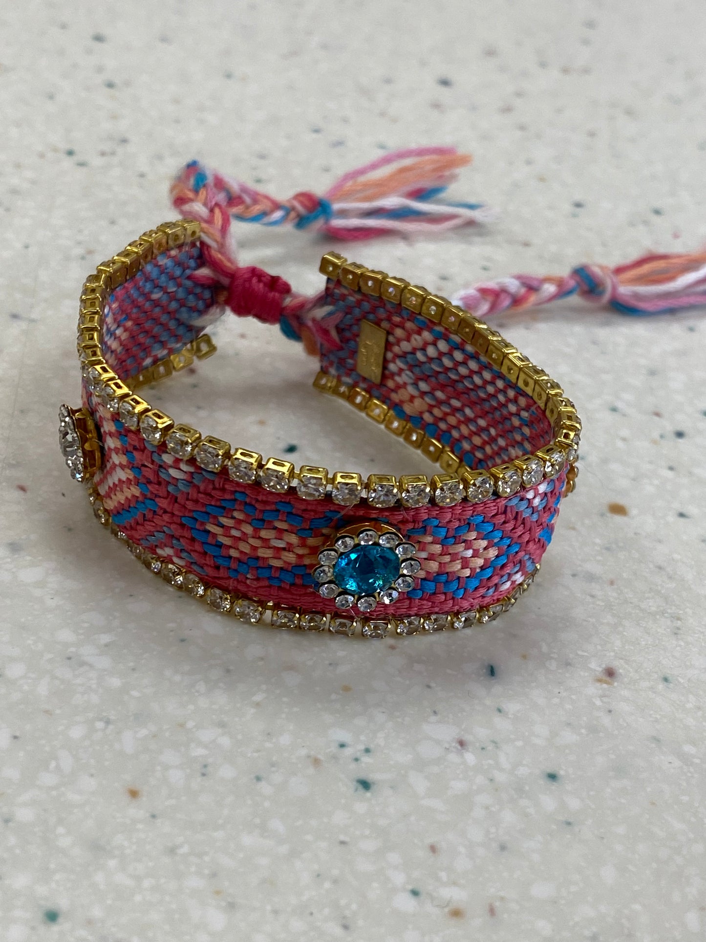 Jeweled Braided Bracelet  - Doodlebug's Children's Boutique
