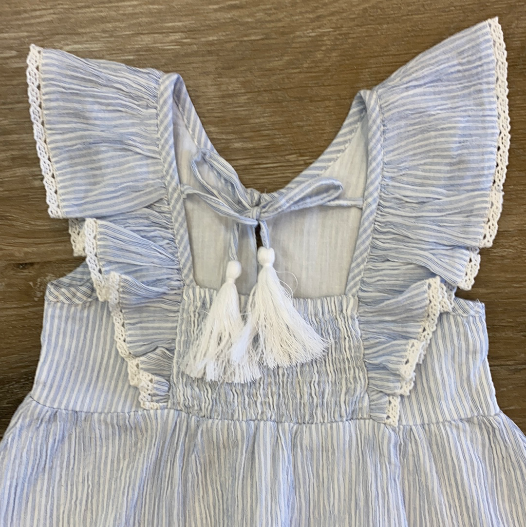Gracie Tie Back Ruffle Dress  - Doodlebug's Children's Boutique