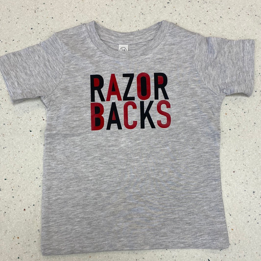 Razorback Color Block Tee  - Doodlebug's Children's Boutique