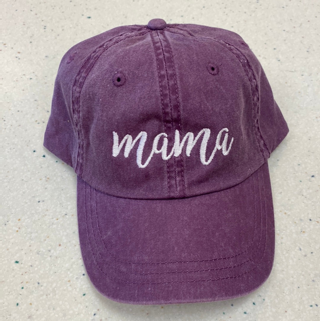 Mama Hat in Wine  - Doodlebug's Children's Boutique