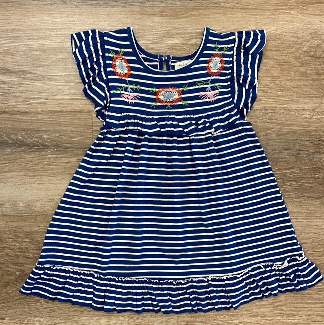 Brook Knit Stripe Dress  - Doodlebug's Children's Boutique