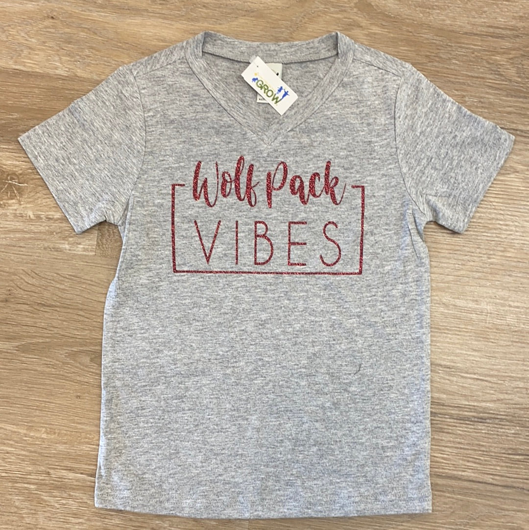 Wolf Pack Vibes Tee  - Doodlebug's Children's Boutique