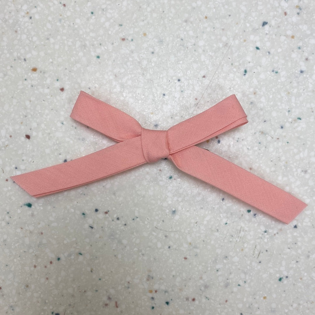 Solid Hand Tied Hair Clip Light Pink - Doodlebug's Children's Boutique