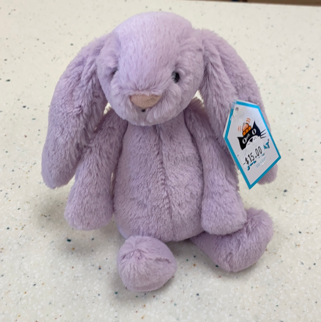 Small Bashful Lilac Bunny  - Doodlebug's Children's Boutique