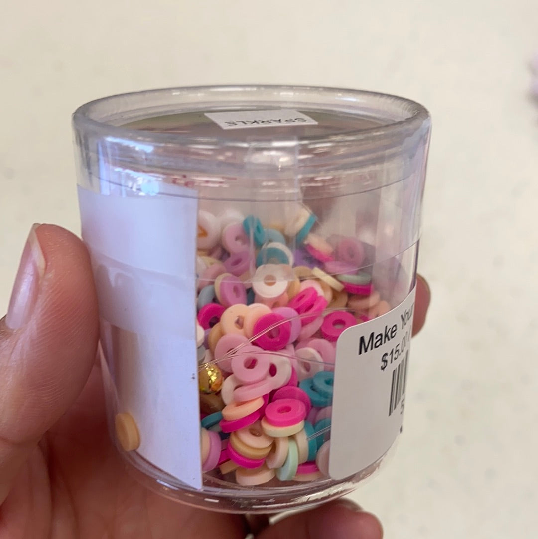 Make Your Own Bracelet Kit Pink SPARKLE - Doodlebug's Children's Boutique