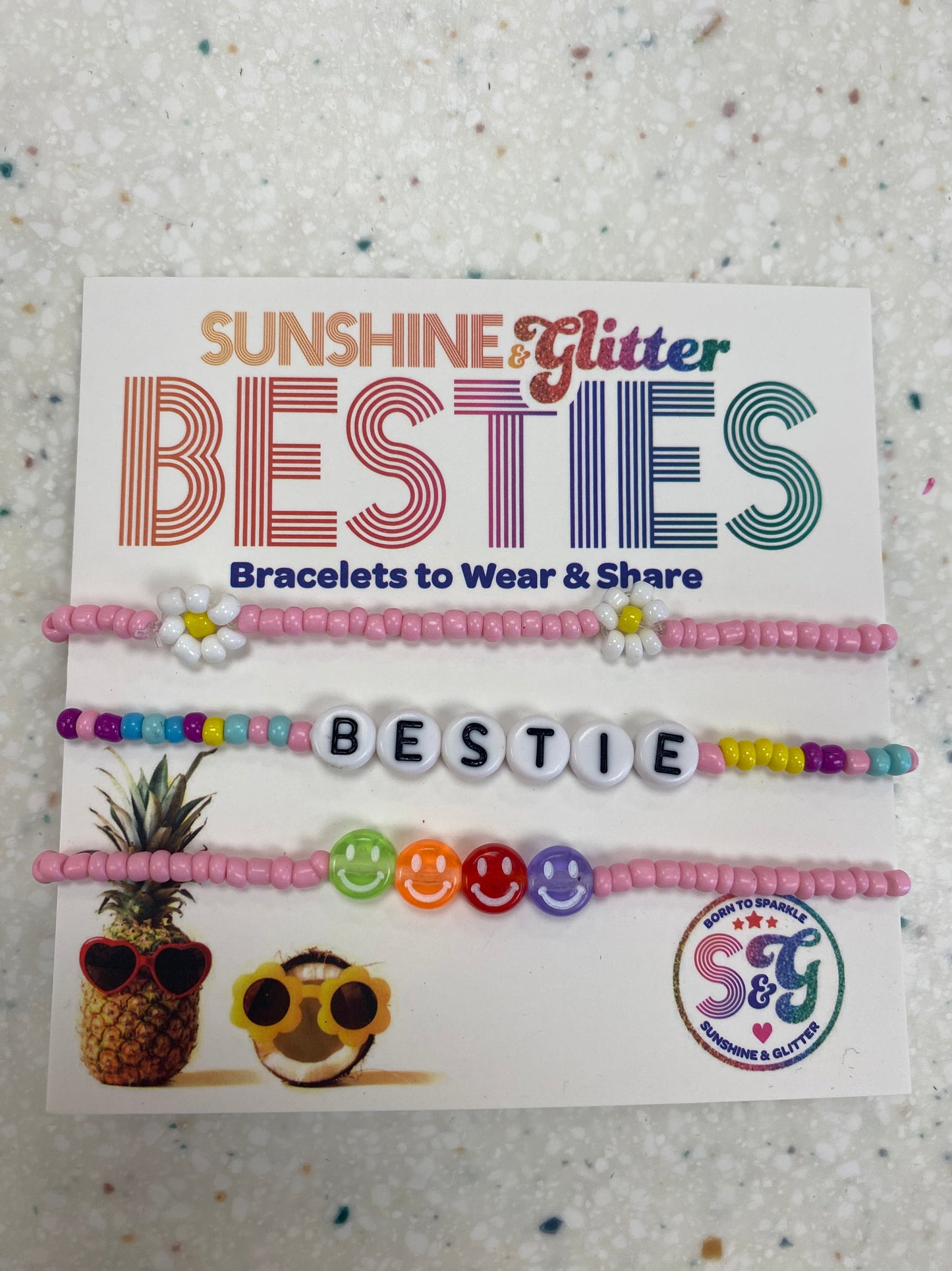 Besties Bracelets Set Bestie - Doodlebug's Children's Boutique