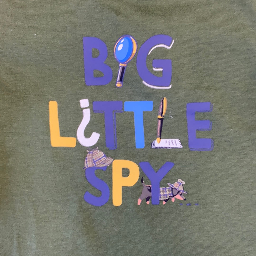 Big Little Spy Long Sleeve Tee  - Doodlebug's Children's Boutique