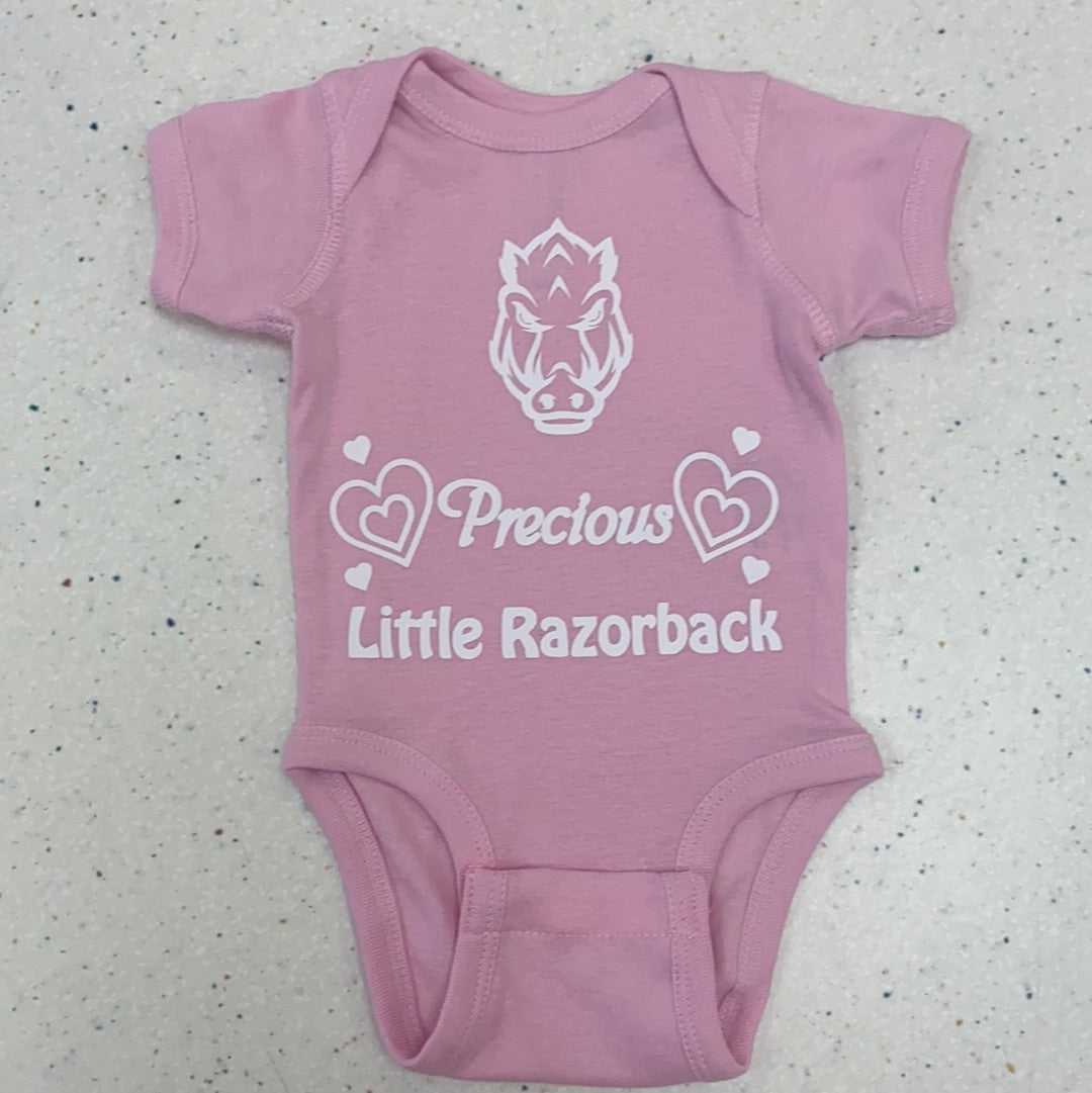 Precious Little Razorback Onesie  - Doodlebug's Children's Boutique