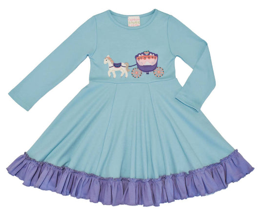 Princess Carriage Dress  - Doodlebug's Children's Boutique