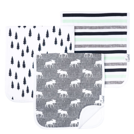 Scout 3 Pack Burp Cloths  - Doodlebug's Children's Boutique