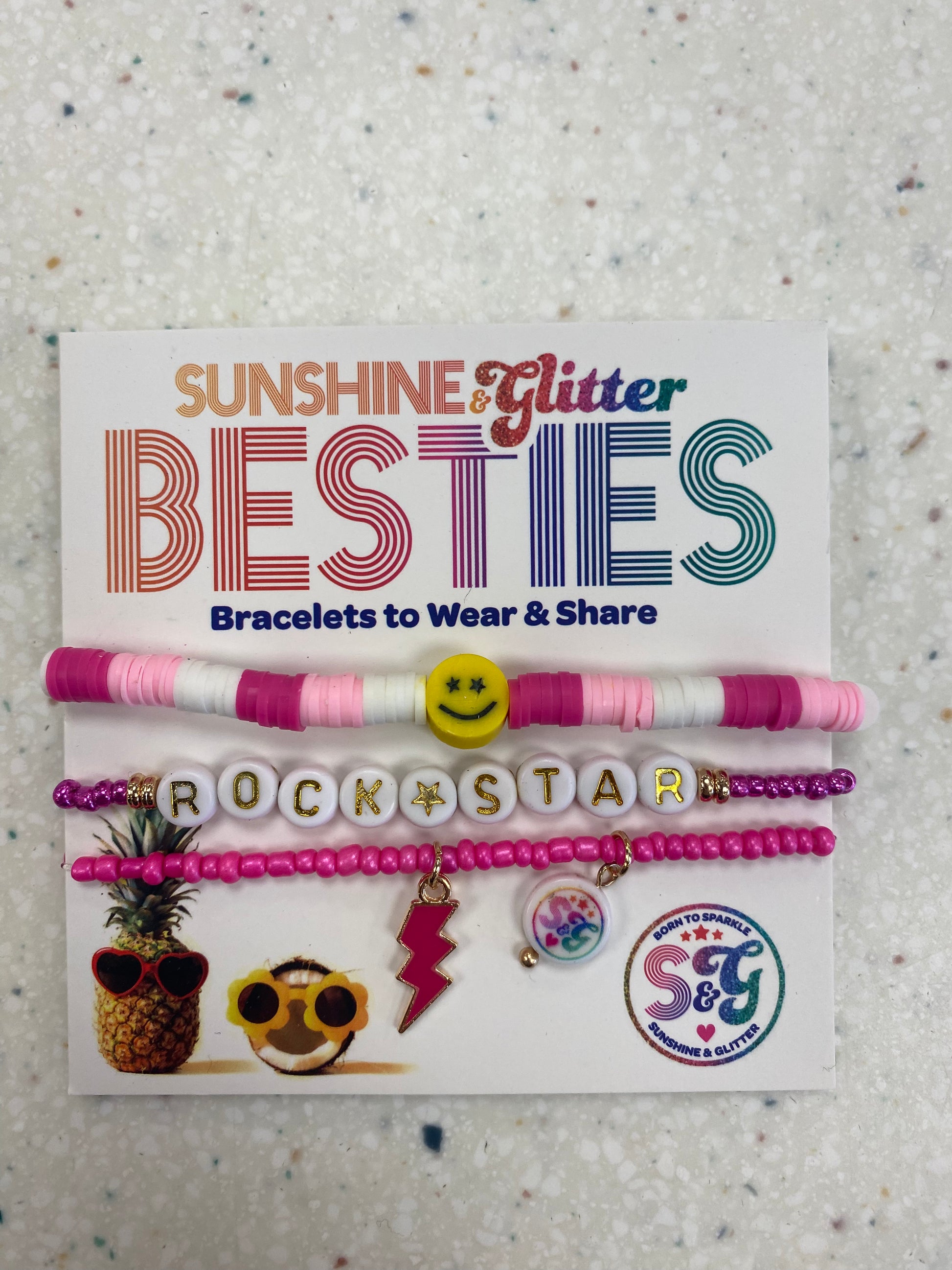 Besties Bracelets Set Rock Star - Doodlebug's Children's Boutique
