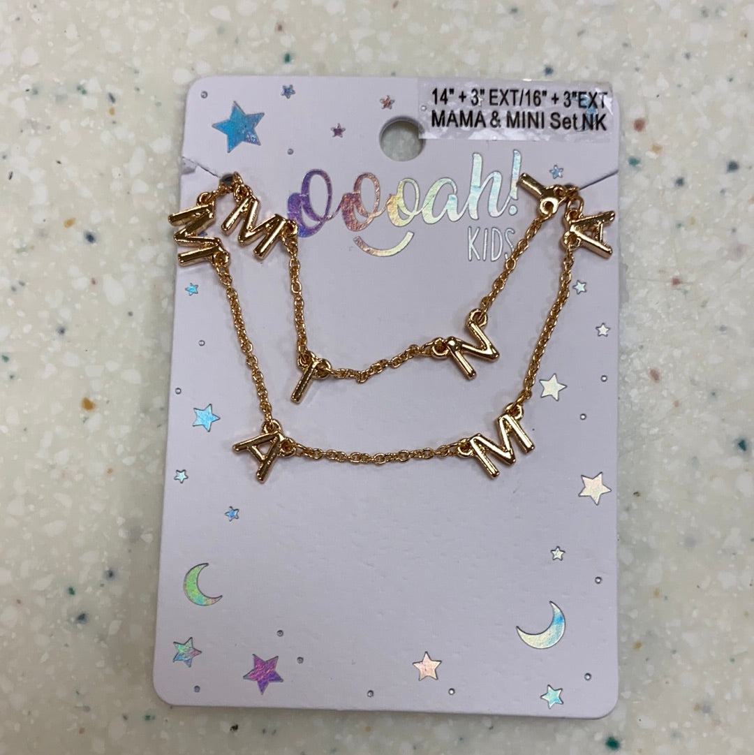 Mama & Mini Necklaces in Gold  - Doodlebug's Children's Boutique