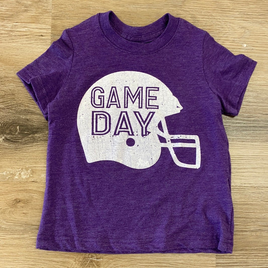 Purple Game Day Tee  - Doodlebug's Children's Boutique