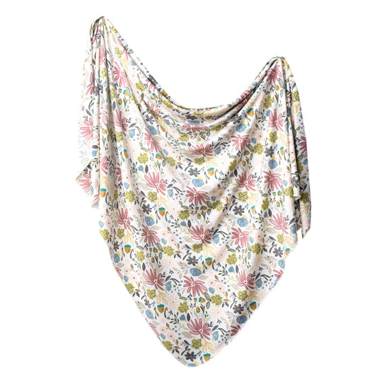 Olive Swaddle Blanket  - Doodlebug's Children's Boutique
