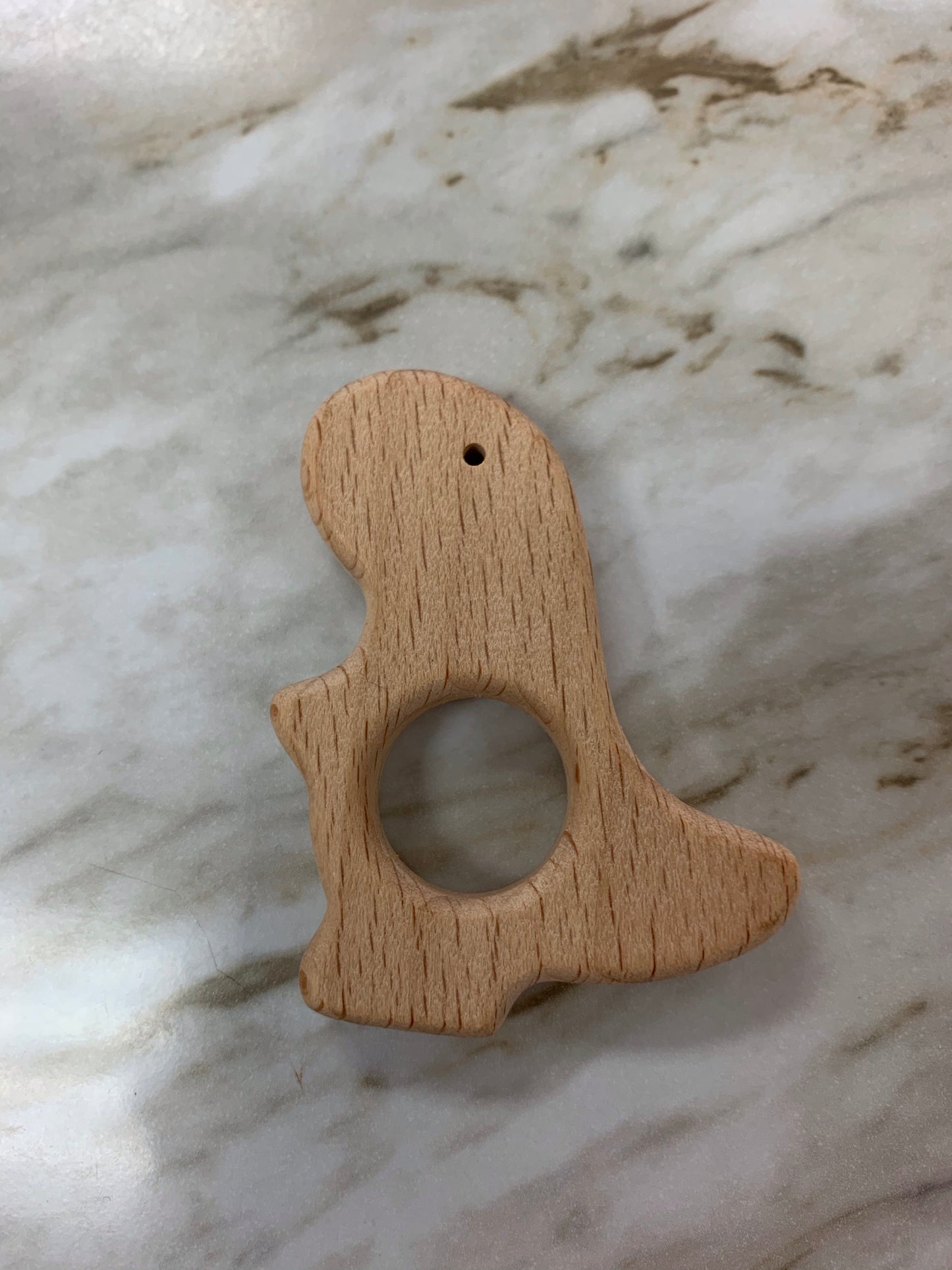 Wooden Teether Dinosaur - Doodlebug's Children's Boutique