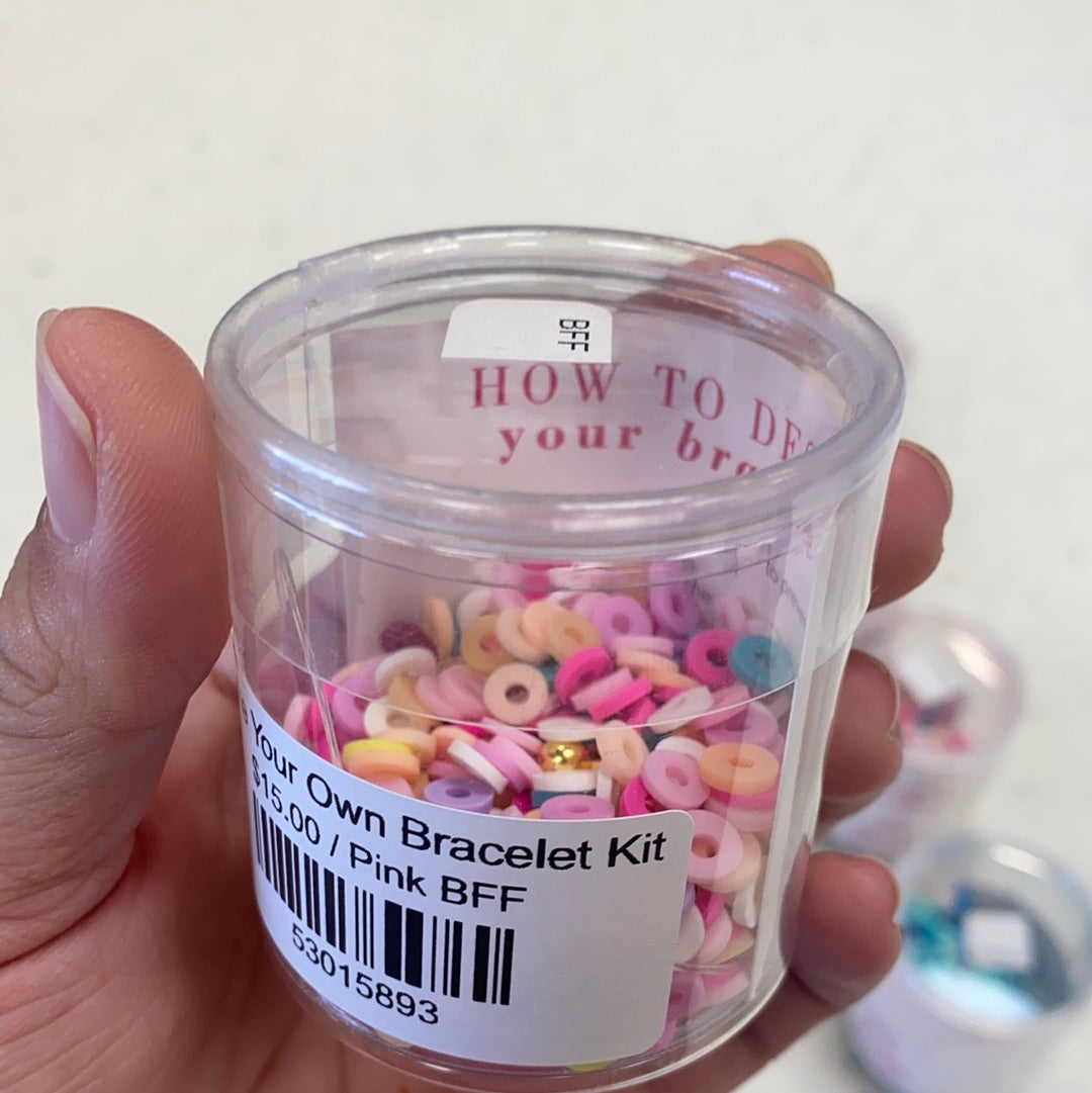 Make Your Own Bracelet Kit Pink BFF - Doodlebug's Children's Boutique