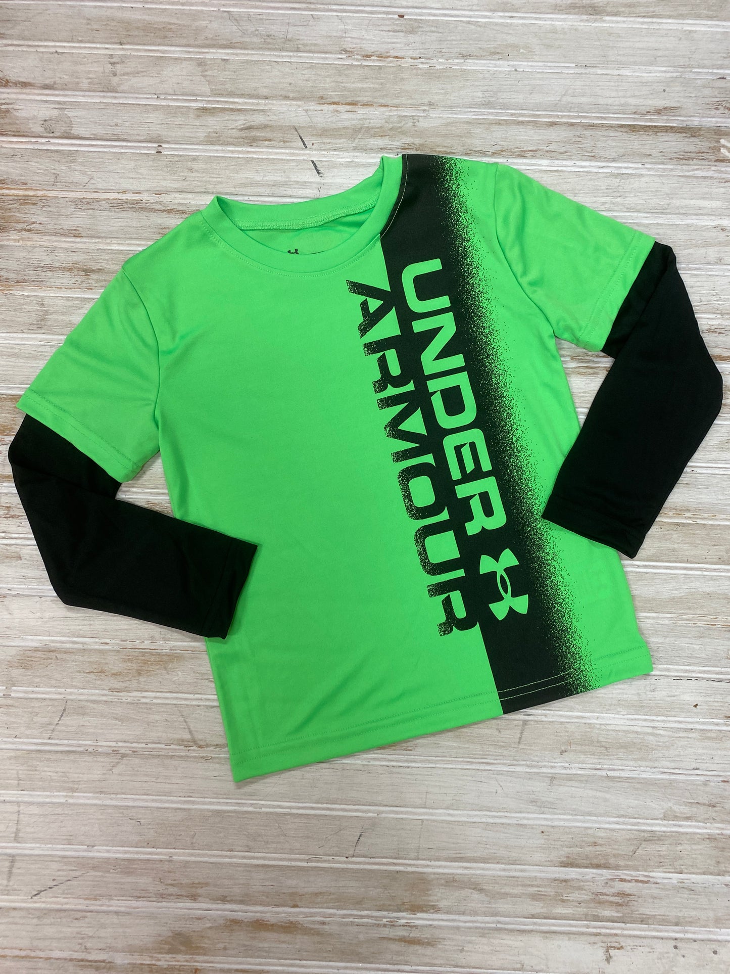 Laser Green Layered Long Sleeve Tee  - Doodlebug's Children's Boutique