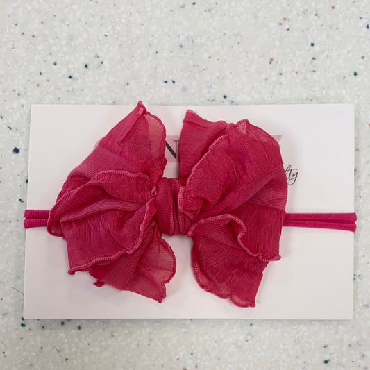 Hot Pink Mini Headband  - Doodlebug's Children's Boutique